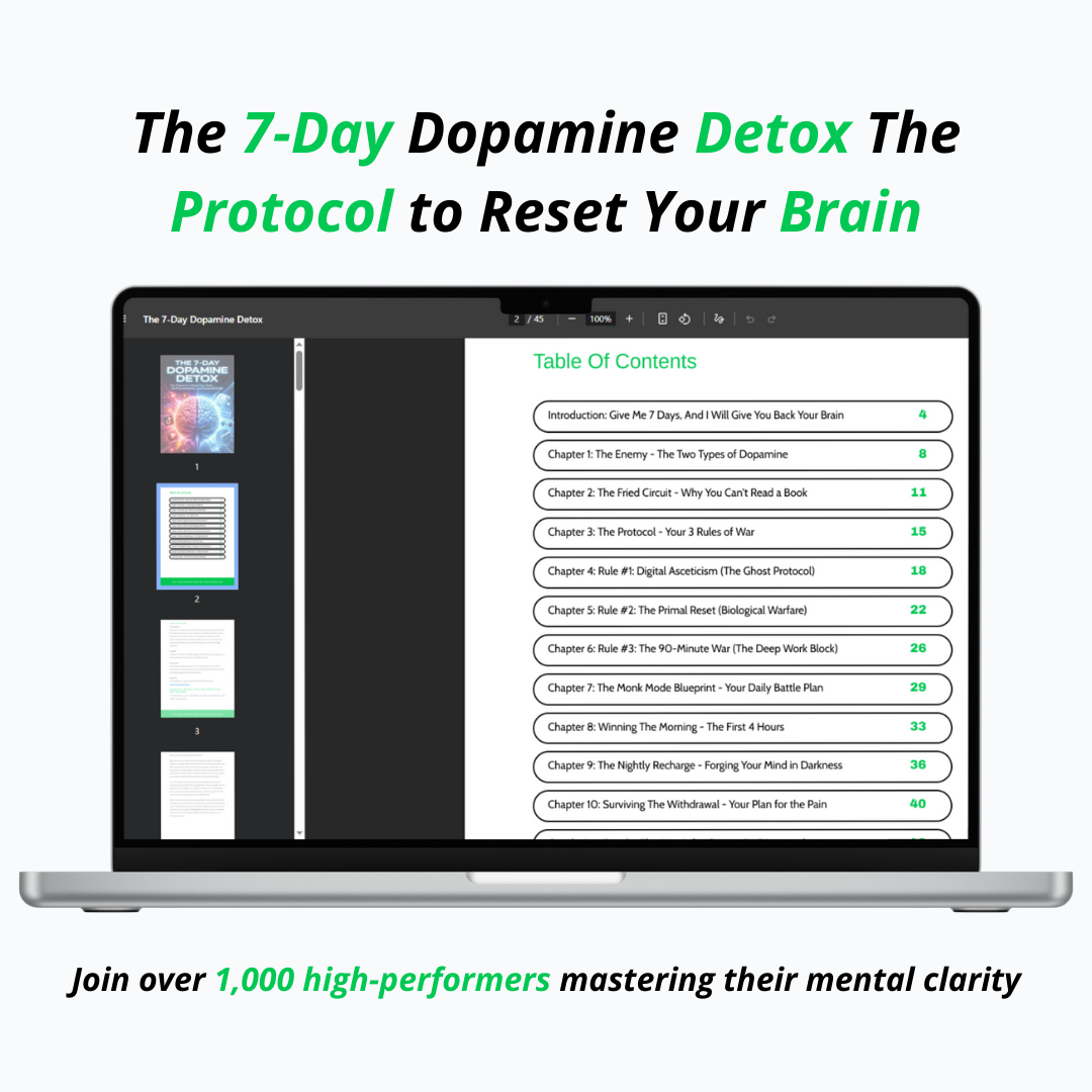 The 7 Day Dopamine Detox – Reset Your Brain